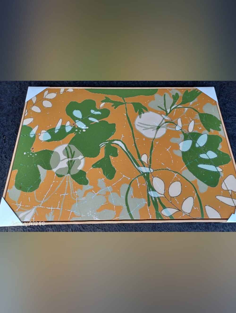 Ashley Furniture Welford Abstract Botanical Framed Canvas Art - New With Tags